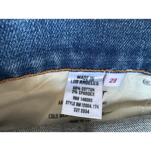 Buck Mason Slim Fit Blue Jeans Size 29 - Picture 5 of 6